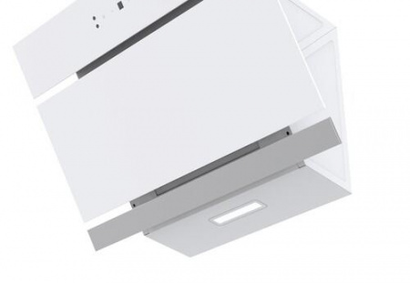 Вытяжка наклонная Midea MH60AN668GW белый/серебристый