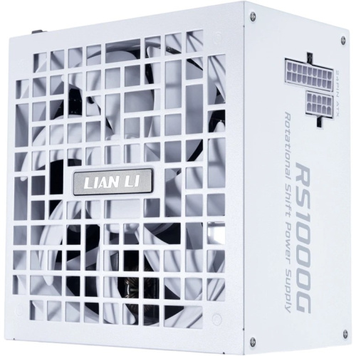 Блок питания Lian Li RS1000G (G9P.RS1000G.W000.RU) / White / ATX 3.1, 1000W, 80 Plus Gold, PCIe 5.1, APFC, 135mm FDB Fan, Fully Modular