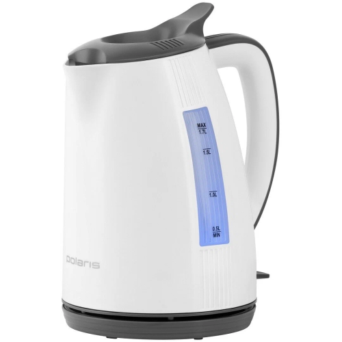Электрочайник POLARIS PWK1708C Water Way Pro, Белый/Серый