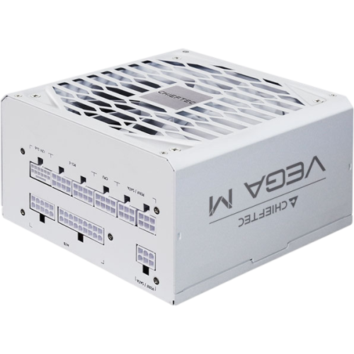 Блок питания Chieftec Vega M White PPG-1000-CW (ATX 3.1, 1000W, 80 Plus Gold, Active PFC, 135mm fan, Gen5 PCIe, Full Cable Management, белый) Retail