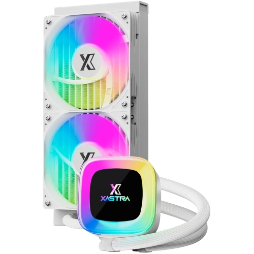 СВО XASTRA LP240 ARGB WH LGA1851/1700/1200/115X/AM5/AM4 (2x120, ARFB fan and PUMP, TDP 265W, white) RET