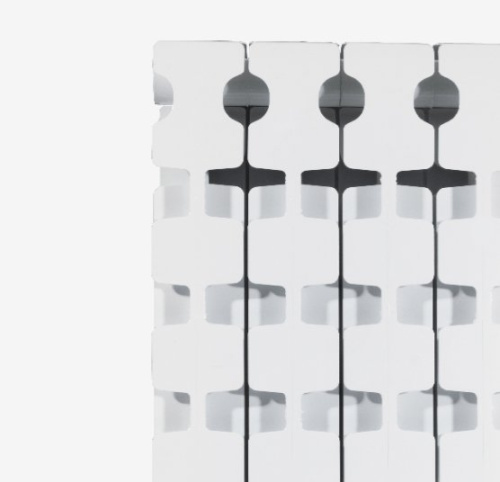 Алюминиевый радиатор отопления Fondital B4 500/100 Aleternum Bianco (4 секции)