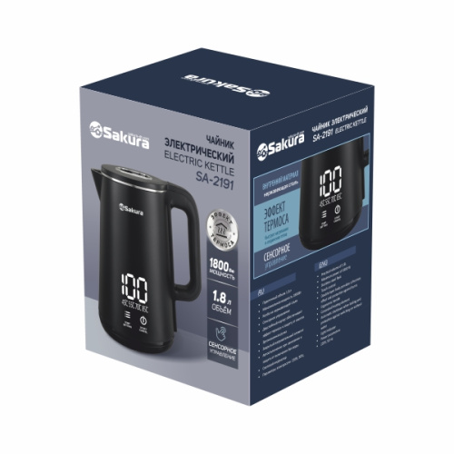 Электрочайник Sakura SA-2191DBK черн