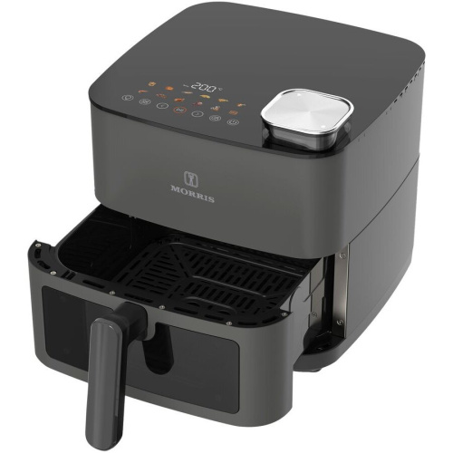 Аэрогриль Hyundai HYF-9085 темно-серый/серебристый