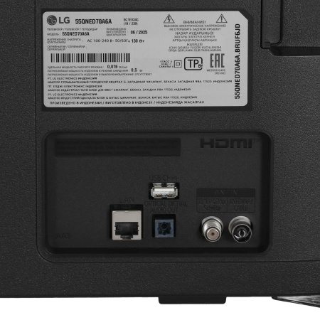 55" Телевизор LG 55QNED70A6A.ARUG