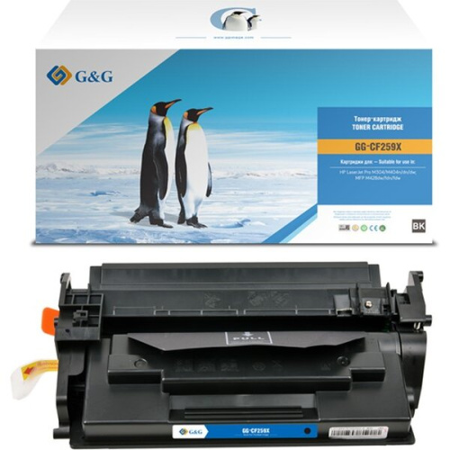 Картридж лазерный G&G GG-CF259X (есть ограничения по прошивке) черный (10000стр.) для HP LJ M304/M404/MFP M428