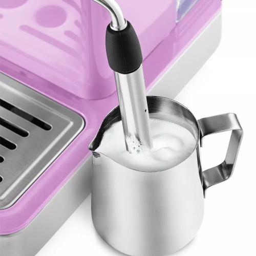 Кофеварка рожковая Kitfort КТ-7125-3 лавандовый