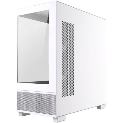Корпус Powercase Vision Micro S4W (CVMMSHW-A3), Tempered Glass, Type-C, 3x 120mm ARGB PWM Fan, ARGB+PWM HUB, белый, mATX