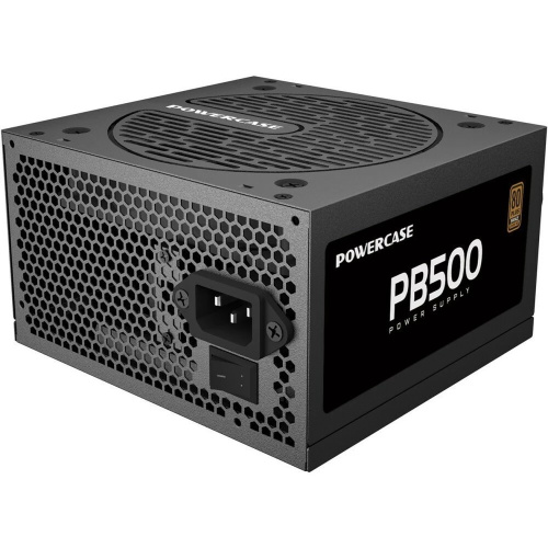Блок питания Powercase PB500 (PS-500B-DC) (80 Plus Bronze, ATX 2.31, 500W, APFC, DC-DC, 120mm Fan)