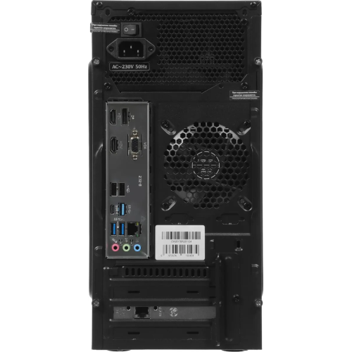 ПК AMUR Нарвал B7I21 (2147008) Intel Core i3 12100, DDR5 16ГБ, 512ГБ(SSD), Intel UHD Graphics 730, FreeDOS, черный