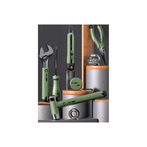 Набор ручного инструмента Deli HT0008L Home Series Green 8 предметов