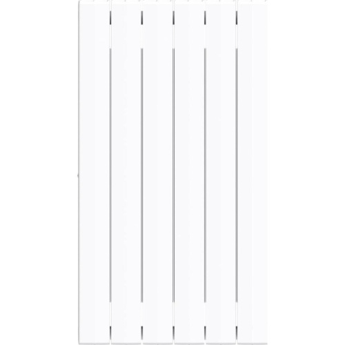 Биметаллический радиатор отопления Rifar Supremo 800 боковое подключение 5 секций белый RAL 9016