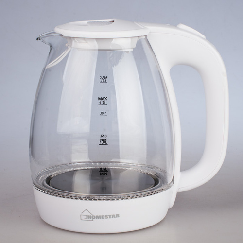 Чайник Homestar HS-1012 белый стекло