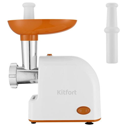 Мясорубка Kitfort КТ-2113-1 белый/оранжевый