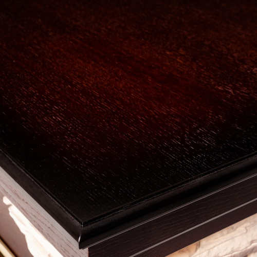 Электрокамин RealFlame Dublin Corner Rock AO античный дуб с очагом Majestic Lux Black