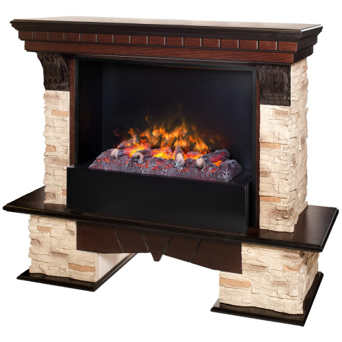 Электрокамин RealFlame Rockland AO античный дуб с очагом 3D Cassette 630