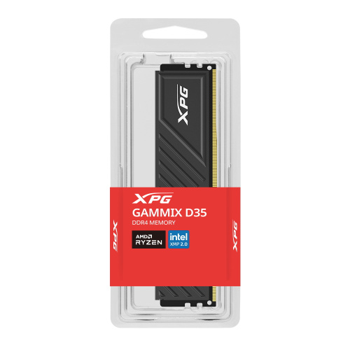 ОЗУ ADATA XPG Gammix D35 RGB Gaming Memory AX4U320032G16A-SBKD35 32GB DDR4 3200 U-DIMM CL 16-20-20, black