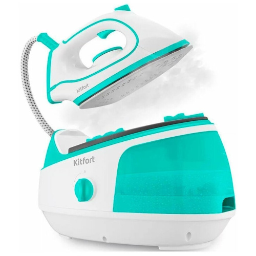 Парогенератор Kitfort КТ-9120-3 белый/бирюзовый