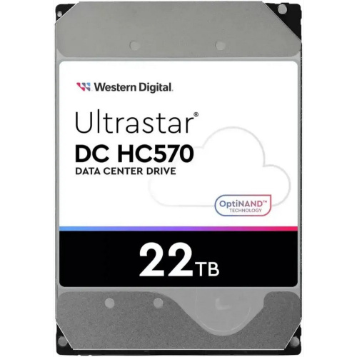 HDD WD Ultrastar DC HC570 WUH722222ALE6L4 SATA-III 22TB Server 512E (7200rpm) 512Mb 3.5"