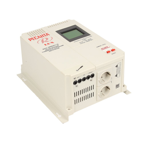 Стабилизатор напряжения Ресанта АСН-3000Н/1-Ц серый