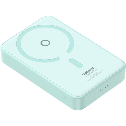 Портативное зарядное устройство Baseus P10064101333-00 MagPro Peppermint Blue