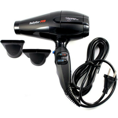 Фен BABYLISS Pro Murano Ionic BAB6160INRE черный