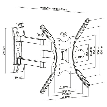 Кронштейн Ultramounts UM 904 черный