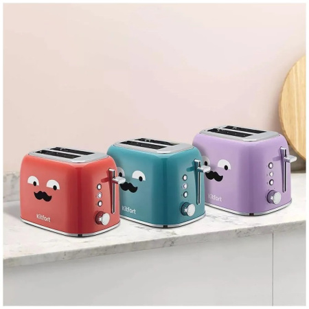 Тостер Kitfort КТ-6218-3 лавандовый