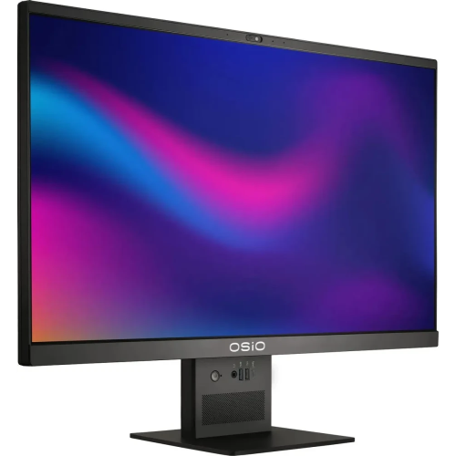 Моноблок Osio BaseLine B240i-025b 23.8" Full HD i3 1115G4 (3) 16Gb SSD512Gb UHDG Windows 11 Pro GbitEth WiFi BT 84W Cam черный 1920x1080 (RUS)