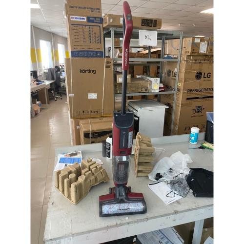 УЦ Пылесос THOMSON VH20BW01 (плохая упаковка, б/у, ремонт АКБ, удаление воздушной пробки из системы подачи воды)