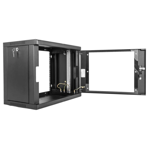 Шкаф коммутационный ЦМО ШРН-9.650-9005 настенный 9U 600x658мм черный