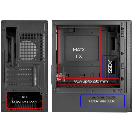 Корпус Ginzzu CL401