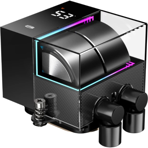 СВО PcCooler DS360 BK (310W, 360mm, LED temp., Black, ARGB Pump/ Fans 3x120mm, 86.73CFM, 28dBA, 2200RPM)